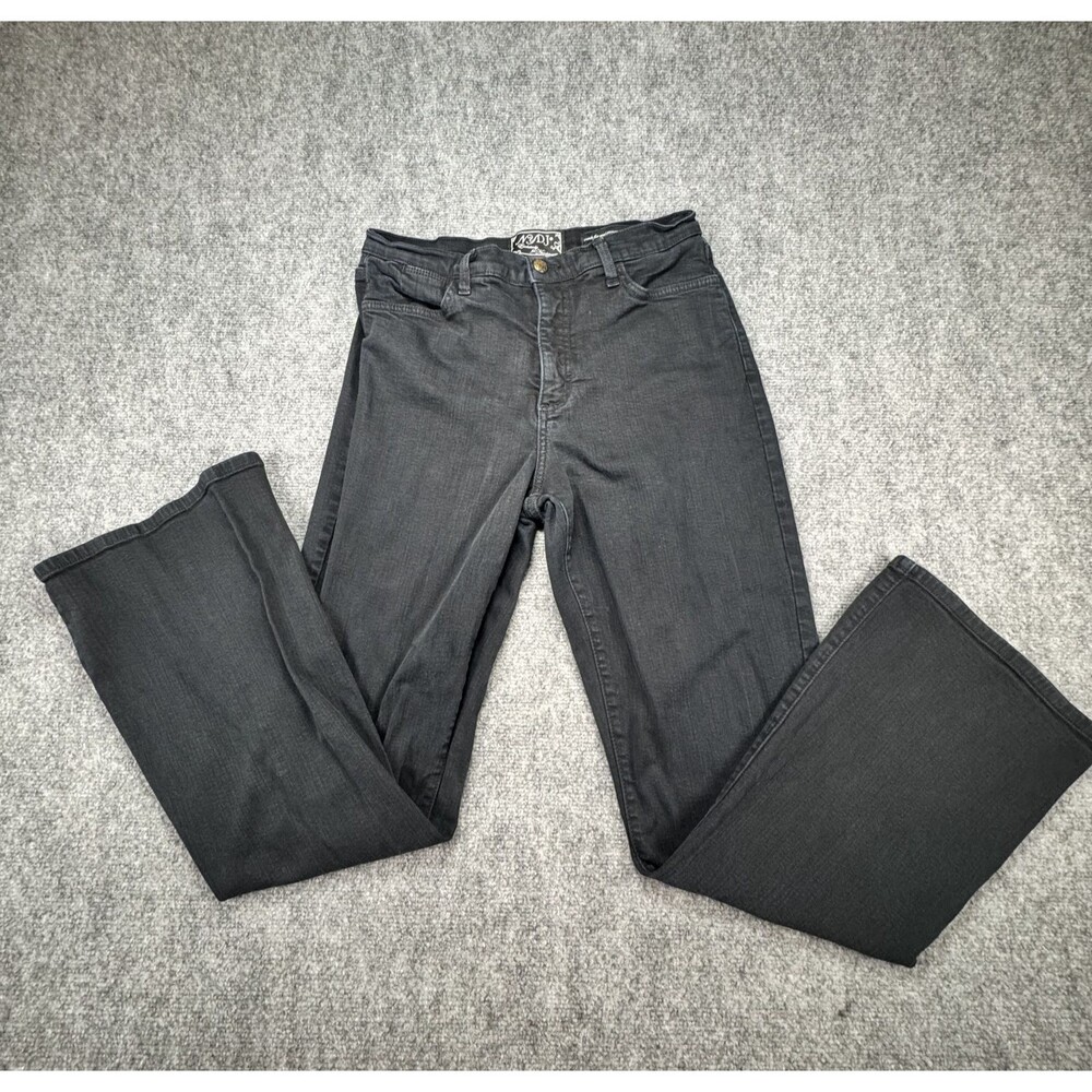 NYDJ Exclusively for Nordstrom Black Bootcut Jeans Women's Size 10 Lift Tuck